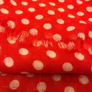Red Polka Dot Kate Spade Scarf